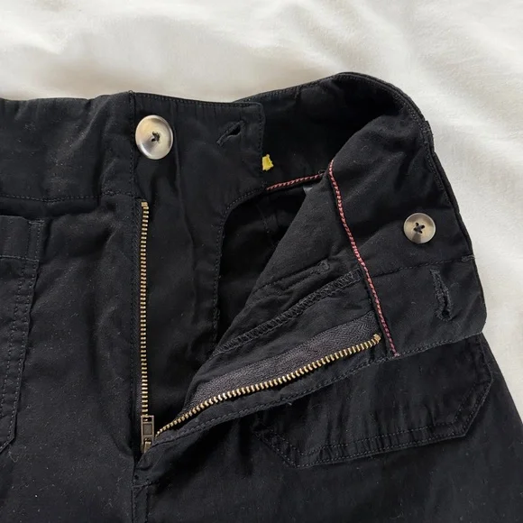 Maeve The Collette High Rise Cropped Wide Leg Pant Black 26 Anthropologie - Picture 9 of 16